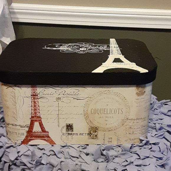 Hand Crafted Other - Paris theme cloth paper box